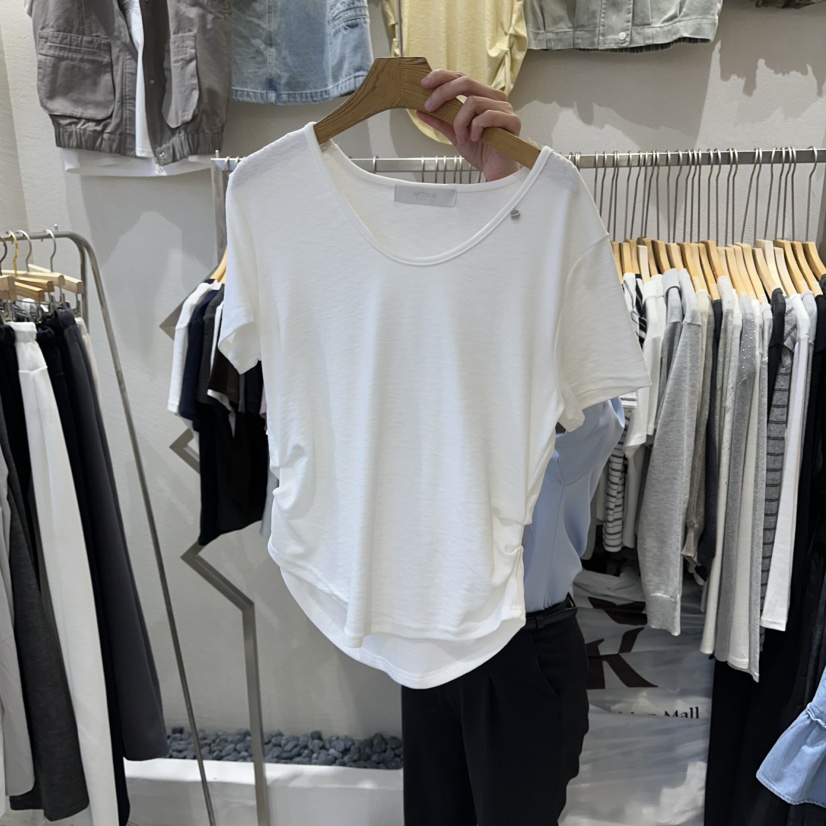 HIPTIQUE韓國東大門直郵女裝新品時尚人氣休閑熱賣職業T恤HIPTIQUET恤圖色1