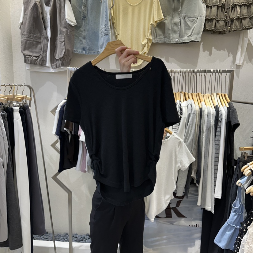 HIPTIQUE韓國東大門直郵女裝新品時尚人氣休閑熱賣職業T恤HIPTIQUET恤圖色3