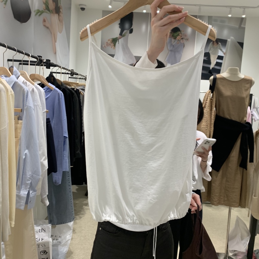 LMT（SAND LIMITED）韓國代購女裝新品熱賣吊帶背心棉質LMT/THE SAND/THE BEIGES_FLOW吊帶/背心圖色2