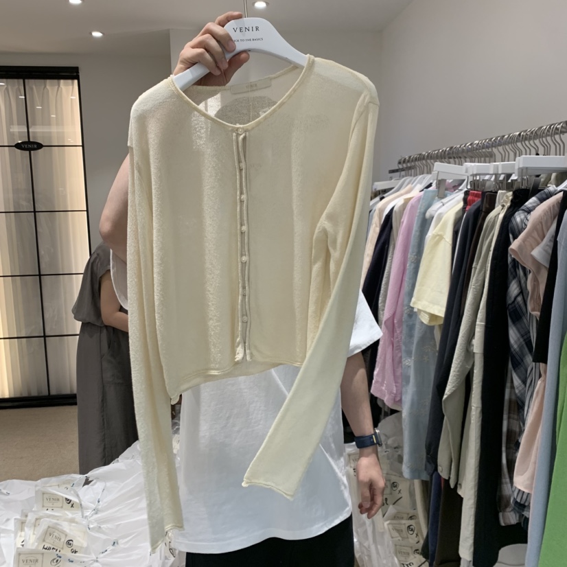 VENIR-a韓國代購女裝新款休閑職業26春夏推薦熱賣針織衫VENIR-a針織衫圖色2