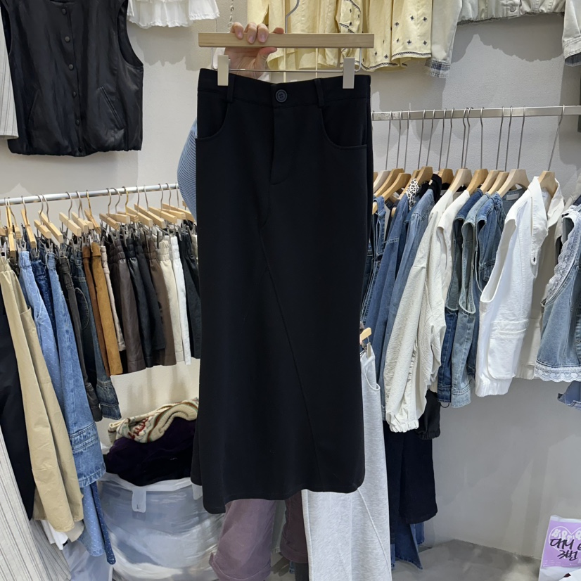 HIPTIQUE韓國代購女裝新品休閑熱賣職業推薦26春夏時尚長裙HIPTIQUE長裙圖色2