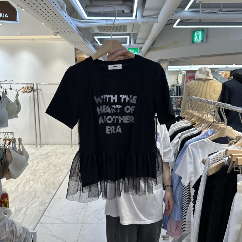 AKRA BY ART韓國直郵女士新款休閑時尚人氣套裝套裝蕾絲AKRA BY ART套裝圖色3