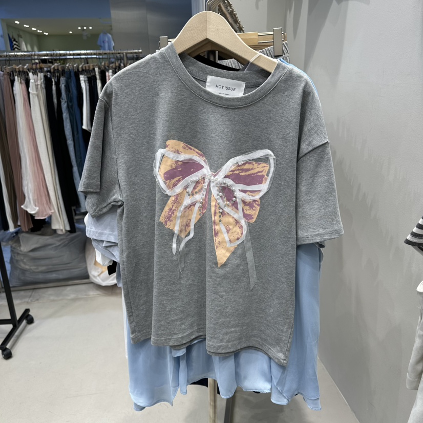 HOT PLACE/DREAM GIRIS/HOT ISSUE韓國直郵女士新款職業T恤HOT PLACE/DREAM GIRIS/HOT ISSUET恤圖色2