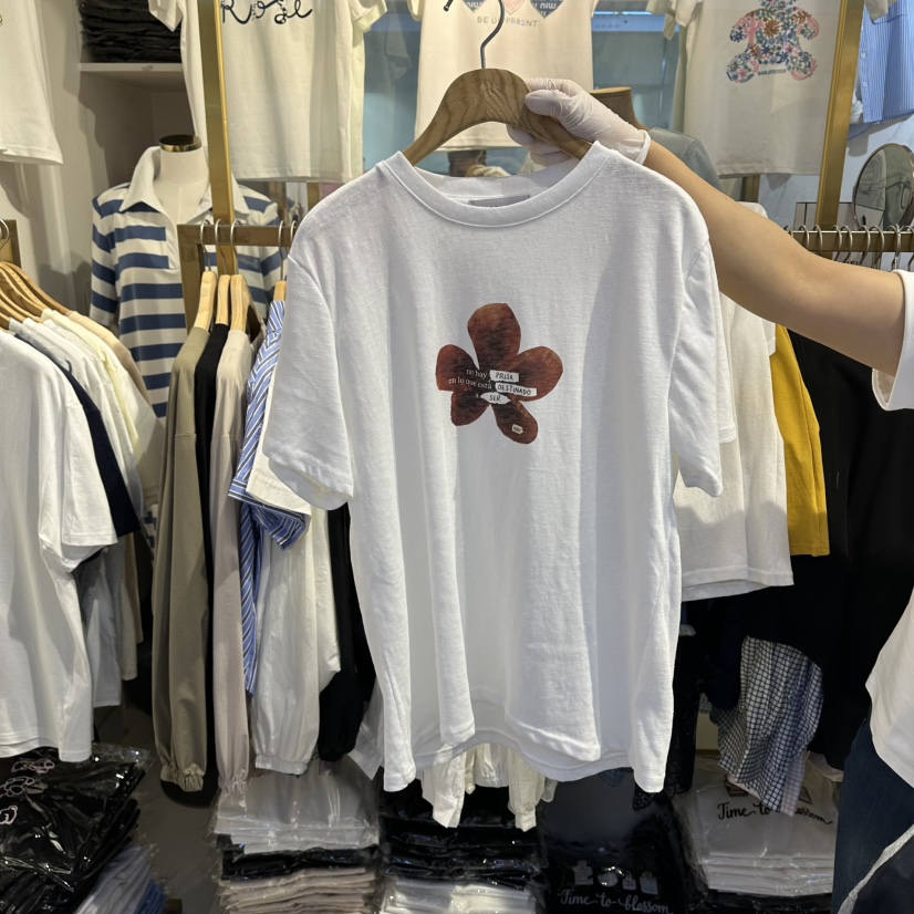 COCO HOLIC韓國東大門代購女裝新品休閑職業26春夏人氣T恤COCO HOLICT恤圖色1