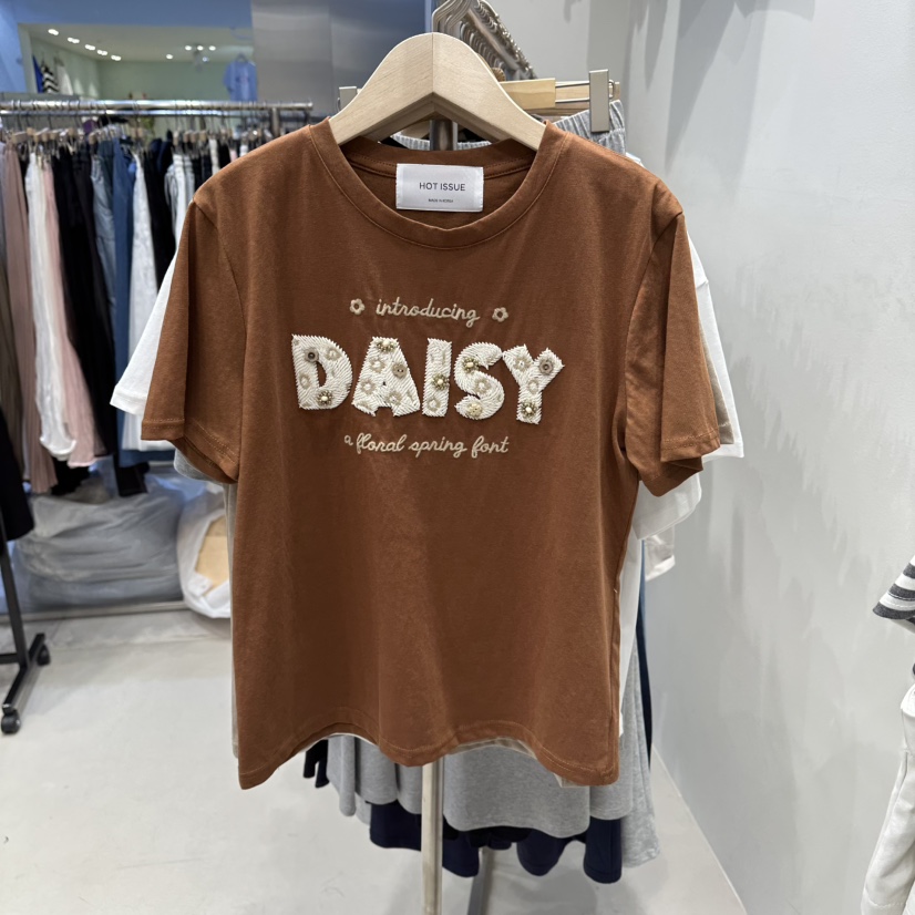 HOT PLACE/DREAM GIRIS/HOT ISSUE韓國直郵女士新款休閑T恤HOT PLACE/DREAM GIRIS/HOT ISSUET恤圖色2