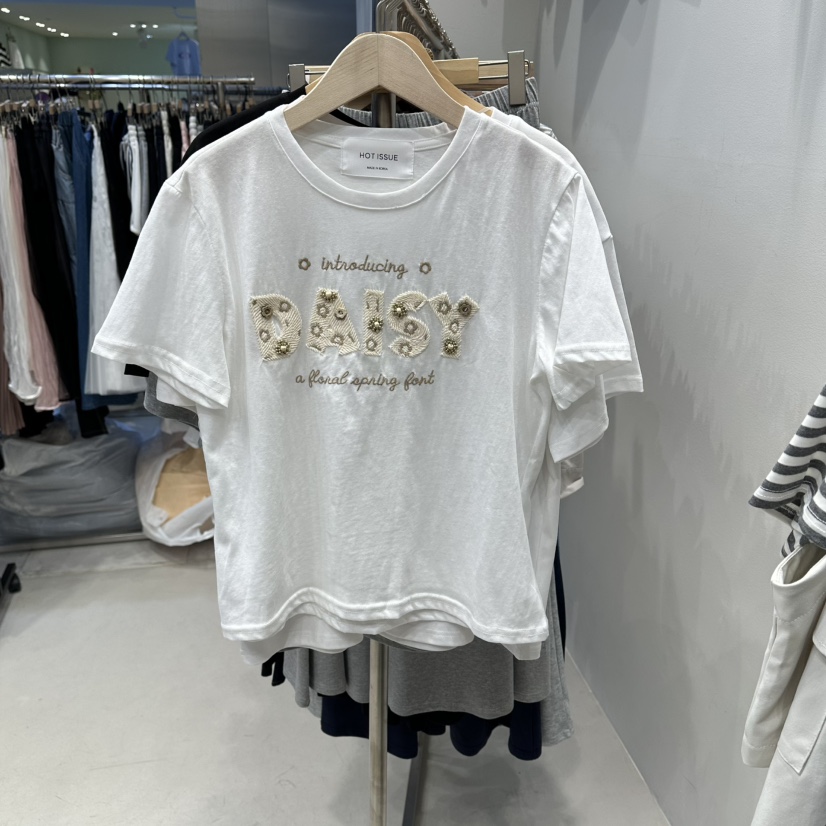 HOT PLACE/DREAM GIRIS/HOT ISSUE韓國直郵女士新款休閑T恤HOT PLACE/DREAM GIRIS/HOT ISSUET恤圖色4