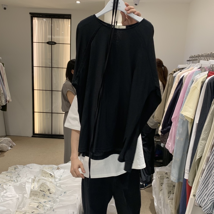 VENIR-a韓國直郵女裝新品26春夏熱賣職業人氣推薦長袖T恤VENIR-a長袖T恤圖色3