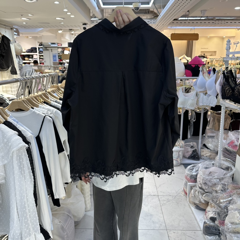 AKRA BY ART韓國代購女士新品人氣時尚休閑推薦襯衫蕾絲衫AKRA BY ART襯衫/蕾絲衫