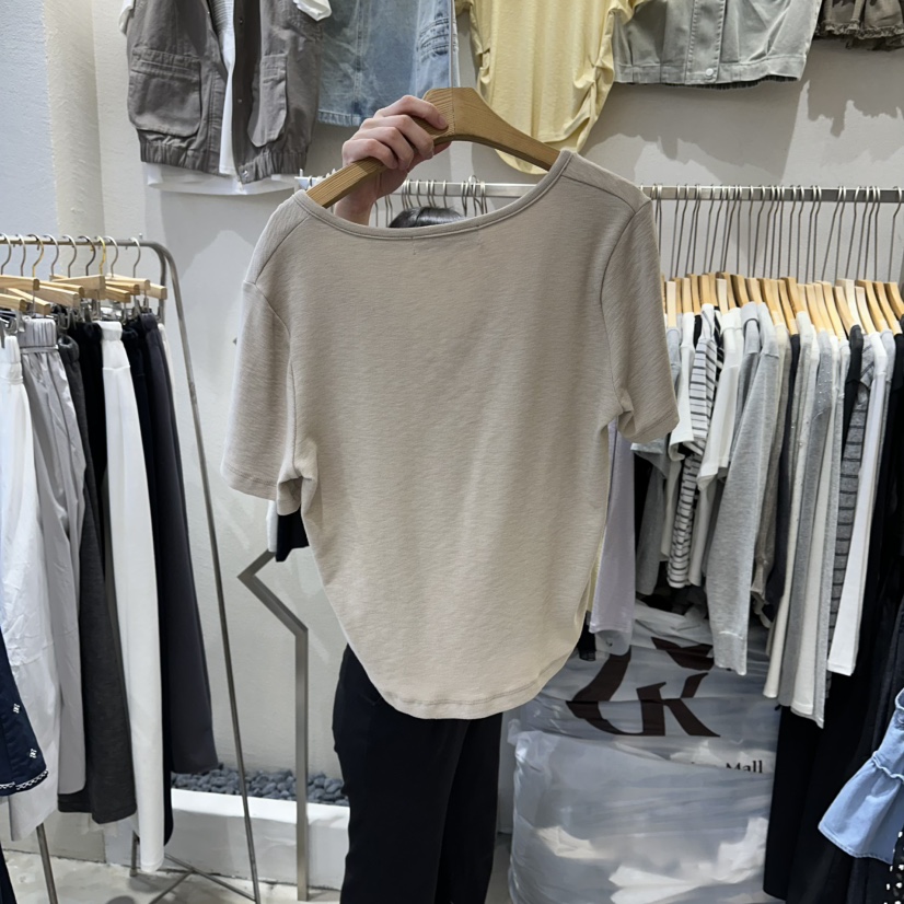 HIPTIQUE韓國東大門直郵女裝新品休閑推薦熱賣職業26春夏T恤HIPTIQUET恤