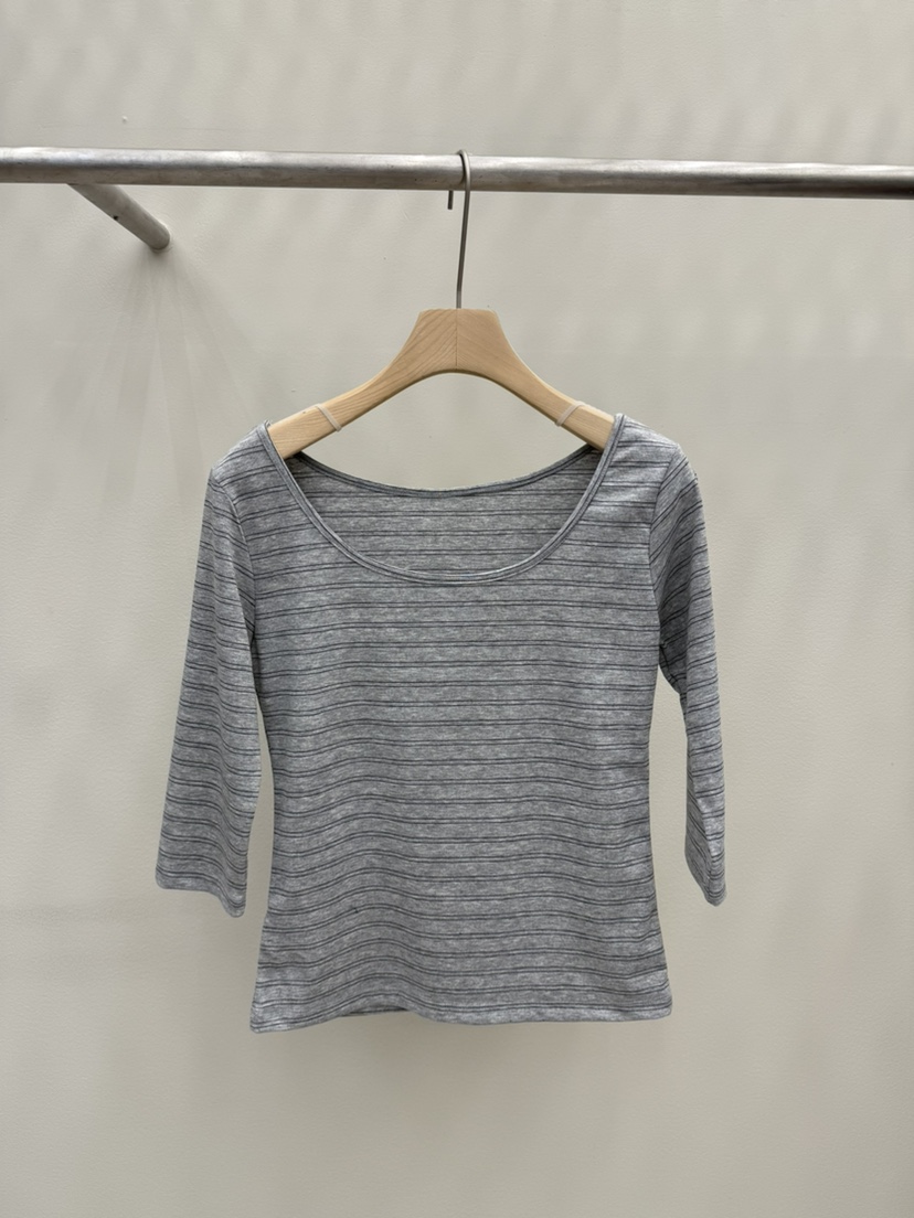 EOOB/LAMEREI韓國直郵實拍女士新品推薦26春夏休閑T恤條紋EOOB/LAMEREIT恤圖色2