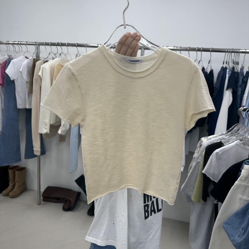 TOPDRESSING韓國代購女士新品時尚熱賣休閑職業26春夏T恤TOPDRESSINGT恤圖色2