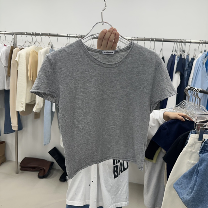 TOPDRESSING韓國代購女士新品時尚熱賣休閑職業26春夏T恤TOPDRESSINGT恤圖色4