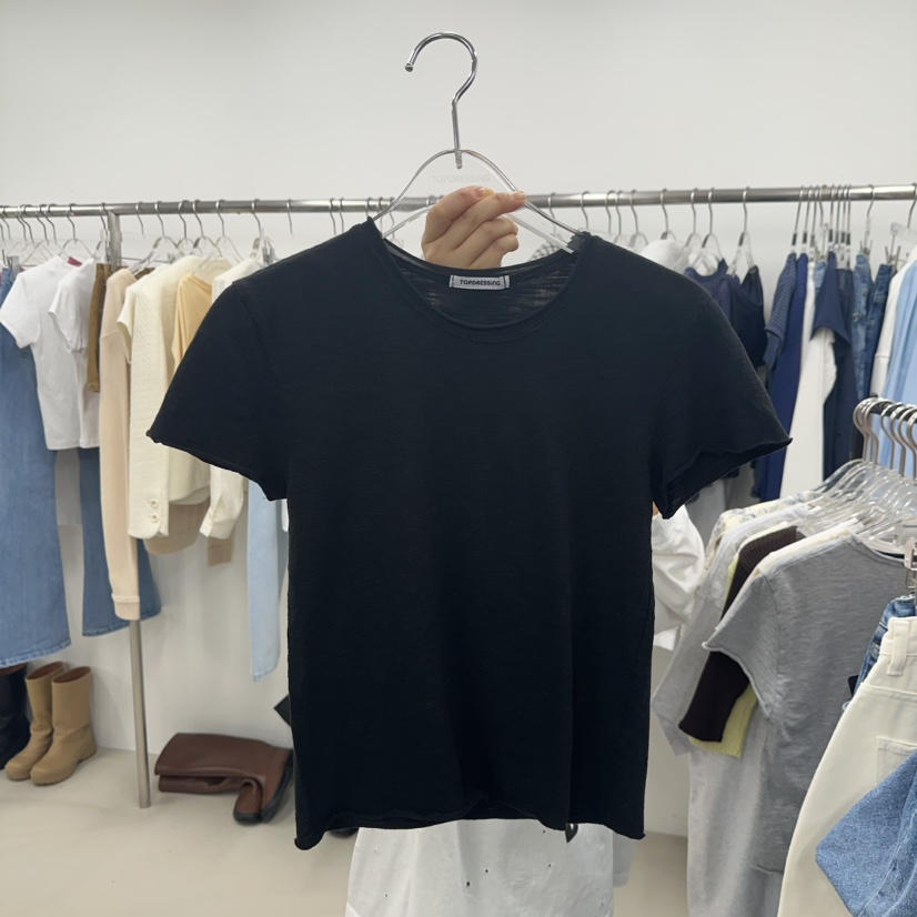 TOPDRESSING韓國代購女士新品時尚熱賣休閑職業26春夏T恤TOPDRESSINGT恤圖色5