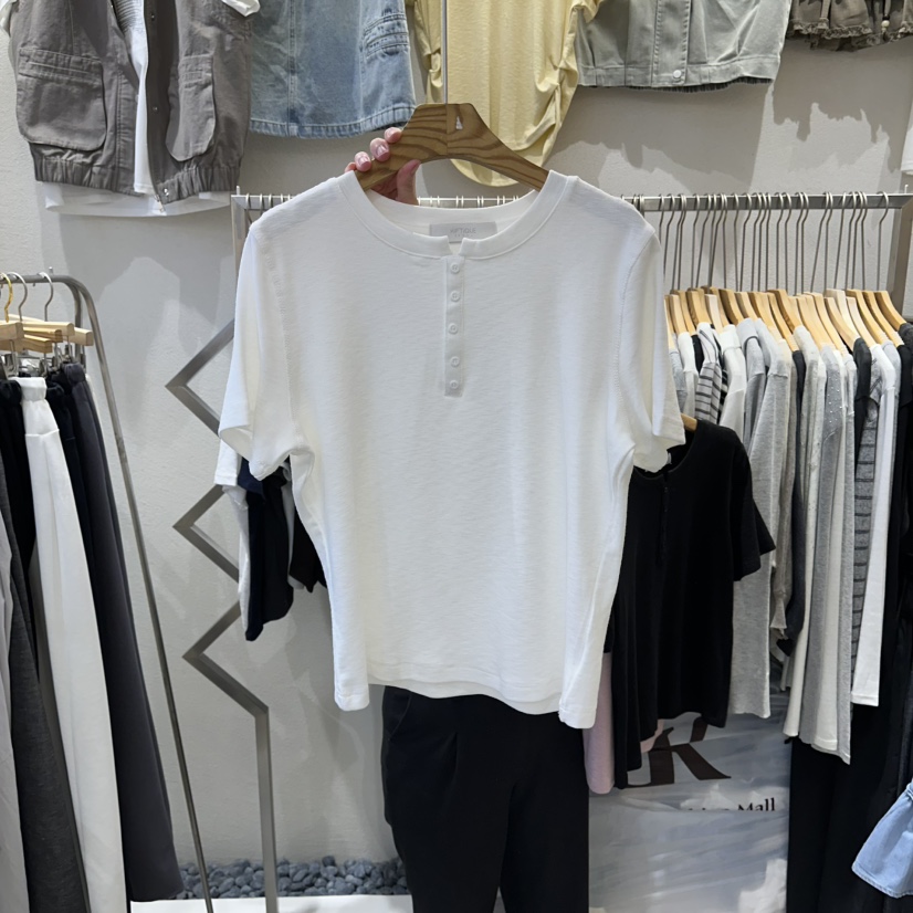 HIPTIQUE韓國直郵女士新品職業26春夏推薦休閑人氣時尚T恤HIPTIQUET恤圖色2