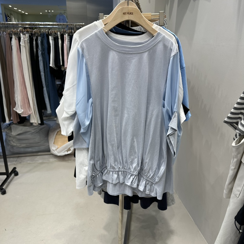 HOT PLACE/DREAM GIRIS/HOT ISSUE韓國直郵女裝新款人氣T恤鴨HOT PLACE/DREAM GIRIS/HOT ISSUET恤圖色2