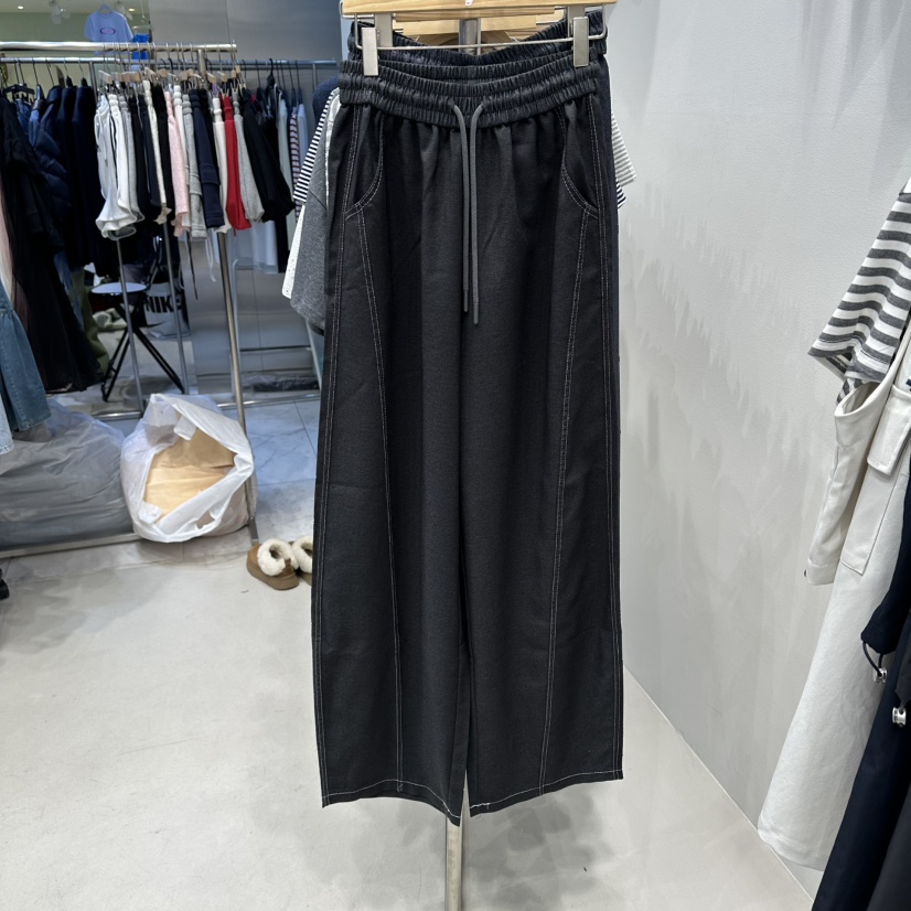 HOT PLACE/DREAM GIRIS/HOT ISSUE韓國東大門代購女士新款時尚休閑褲HOT PLACE/DREAM GIRIS/HOT ISSUE休閑褲圖色2黑色