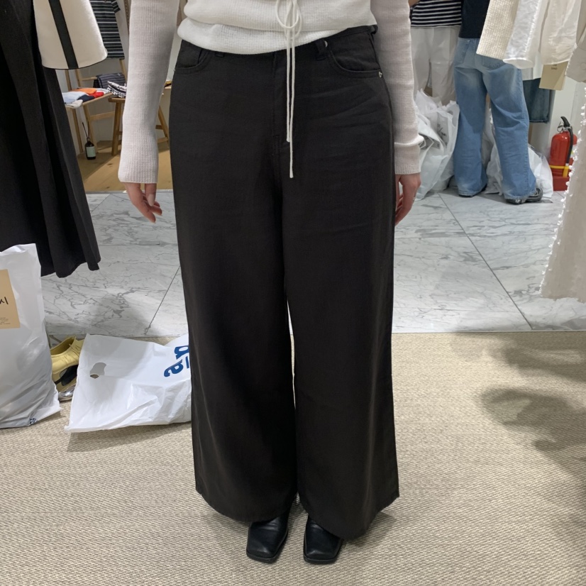 LMT（SAND LIMITED）韓國直郵女裝新品熱賣休閑褲不含絲巾天絲LMT/THE SAND/THE BEIGES_FLOW休閑褲圖色1