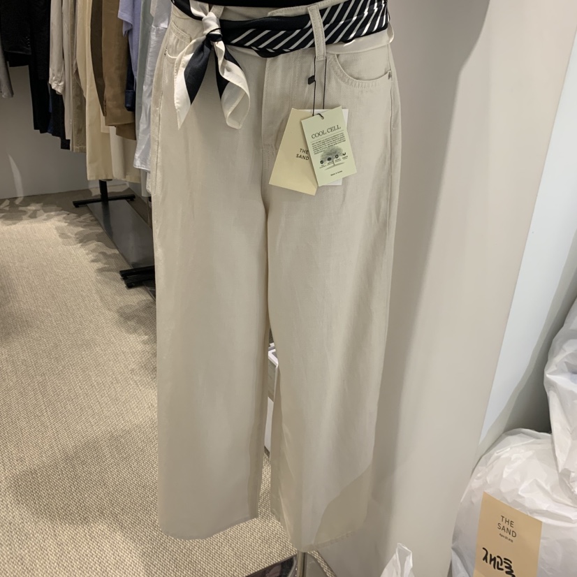 LMT（SAND LIMITED）韓國直郵女裝新品熱賣休閑褲不含絲巾天絲LMT/THE SAND/THE BEIGES_FLOW休閑褲圖色2