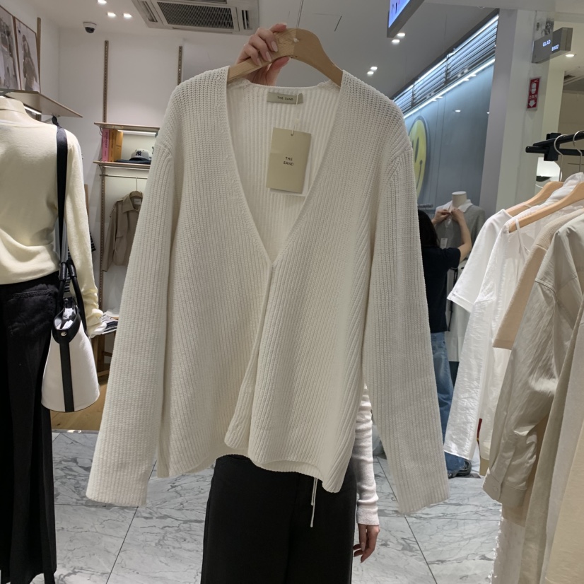 LMT（SAND LIMITED）韓國東大門直郵女士新品人氣針織衫柔軟LMT/THE SAND/THE BEIGES_FLOW針織衫圖色1