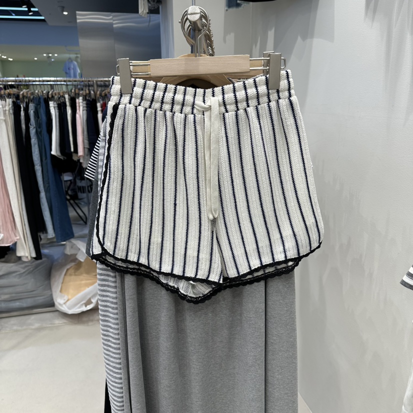 HOT PLACE/DREAM GIRIS/HOT ISSUE韓國東大門代購女裝新款休閑套裝套裝開衫條紋HOT PLACE/DREAM GIRIS/HOT ISSUE套裝