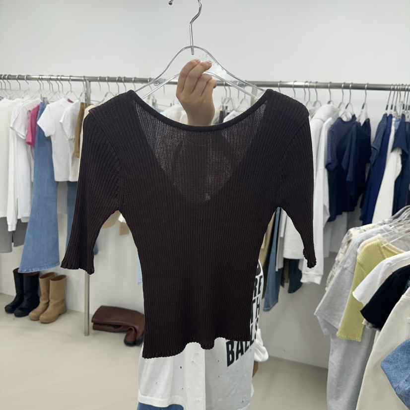 TOPDRESSING韓國代購女士新款26春夏時尚職業推薦熱賣針織衫TOPDRESSING針織衫圖色3