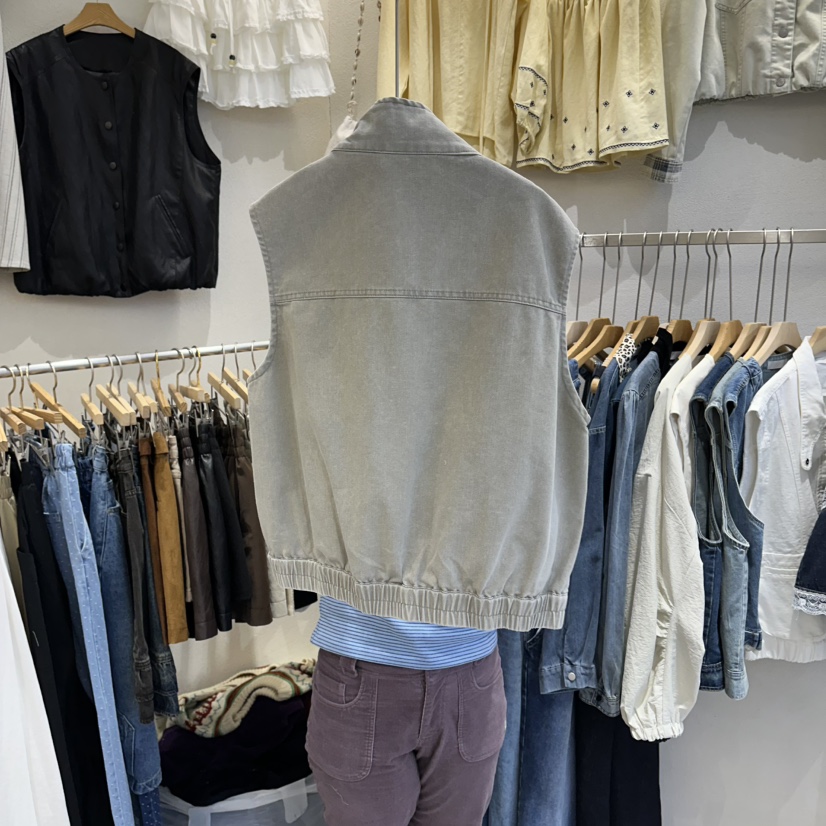 HIPTIQUE韓國代購女士新品休閑26春夏時尚職業熱賣人氣馬甲HIPTIQUE馬甲