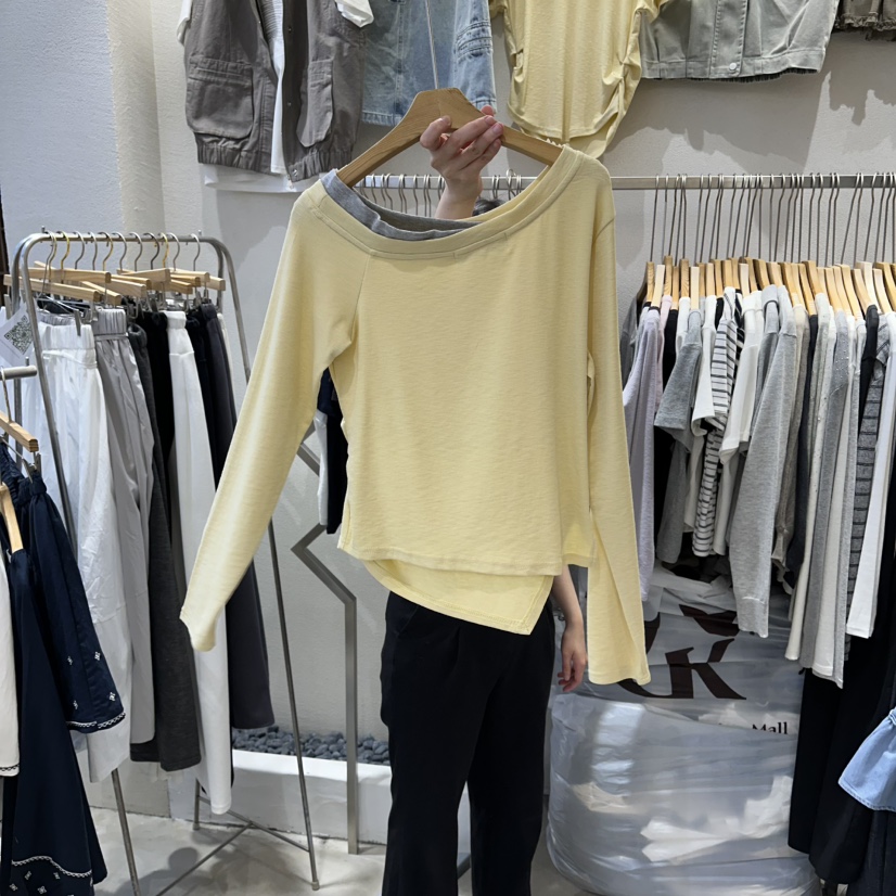 HIPTIQUE韓國直郵實拍女士新款熱賣時尚休閑人氣職業長袖T恤HIPTIQUE長袖T恤