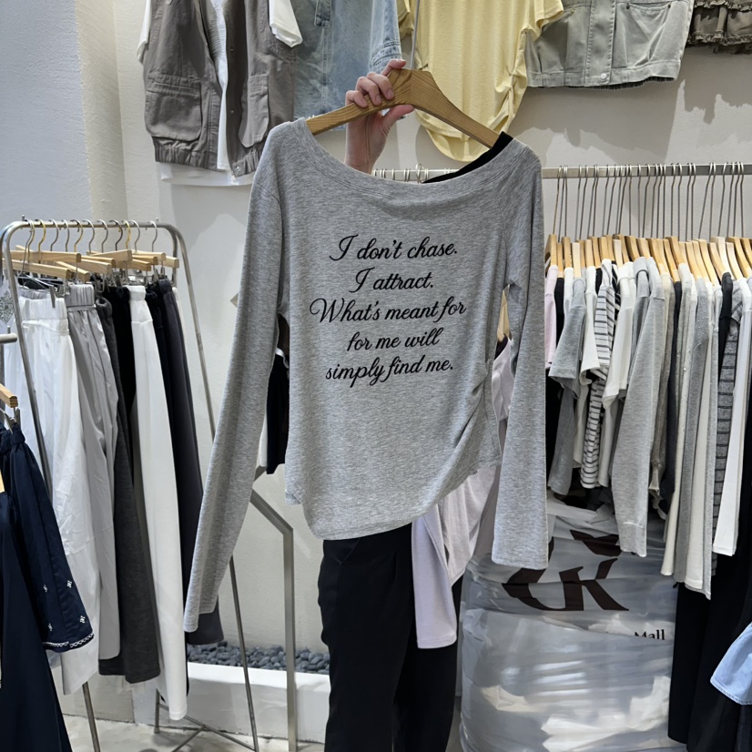 HIPTIQUE韓國直郵實拍女士新款熱賣時尚休閑人氣職業長袖T恤HIPTIQUE長袖T恤圖色2