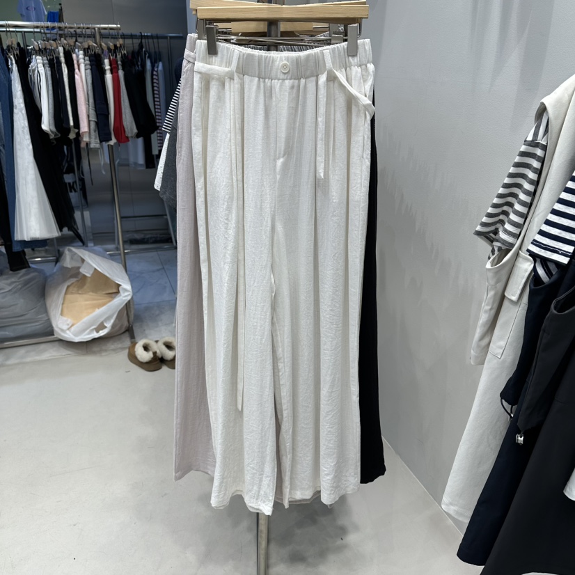 HOT PLACE/DREAM GIRIS/HOT ISSUE韓國直郵女士新品休閑休閑褲亞麻HOT PLACE/DREAM GIRIS/HOT ISSUE休閑褲圖色1