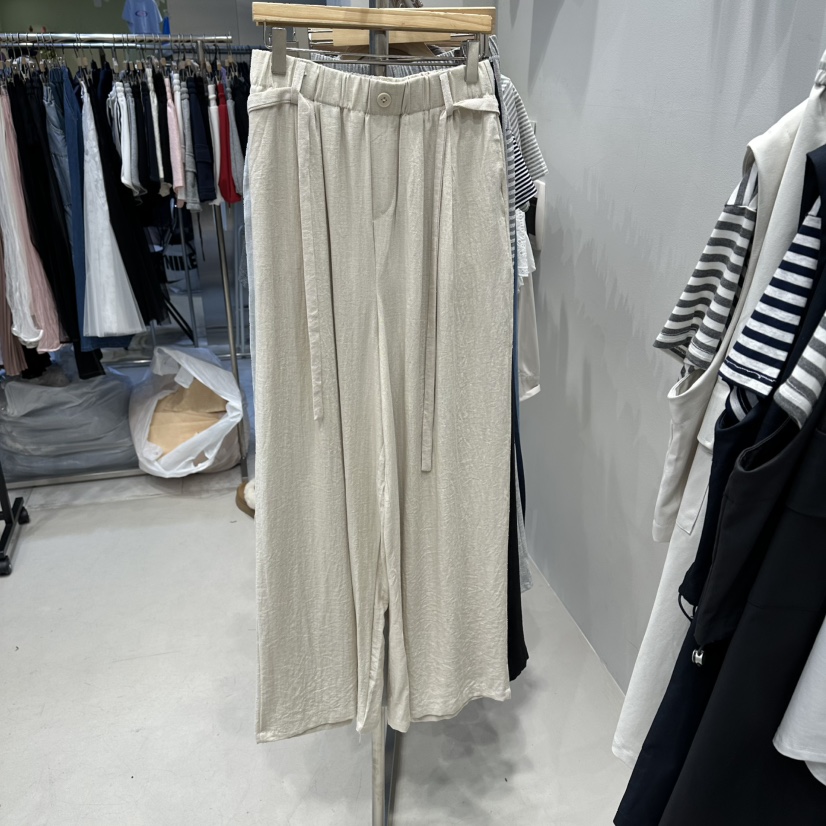 HOT PLACE/DREAM GIRIS/HOT ISSUE韓國直郵女士新品休閑休閑褲亞麻HOT PLACE/DREAM GIRIS/HOT ISSUE休閑褲圖色3