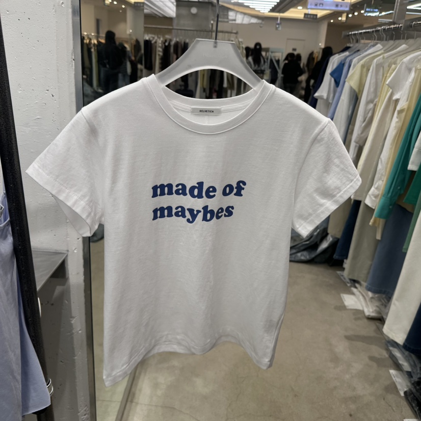 HELVETICA韓國直郵女裝新品時尚推薦26春夏職業熱賣人氣T恤HELVETICAT恤圖色3