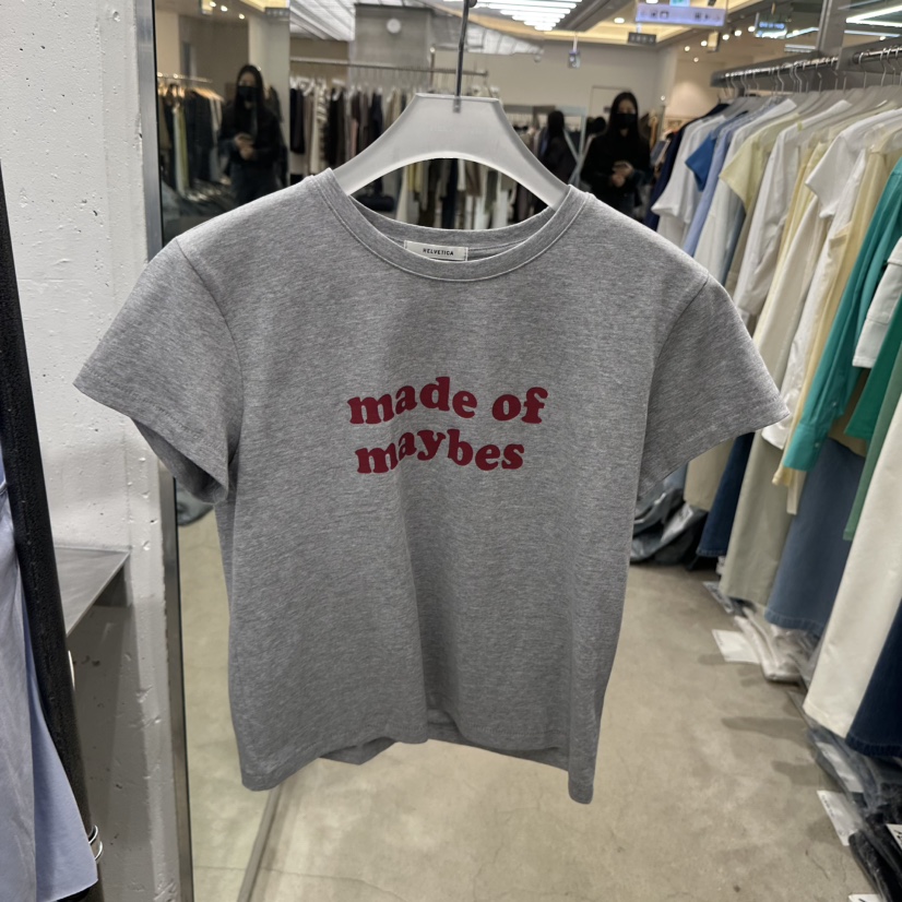 HELVETICA韓國直郵女裝新品時尚推薦26春夏職業熱賣人氣T恤HELVETICAT恤圖色4