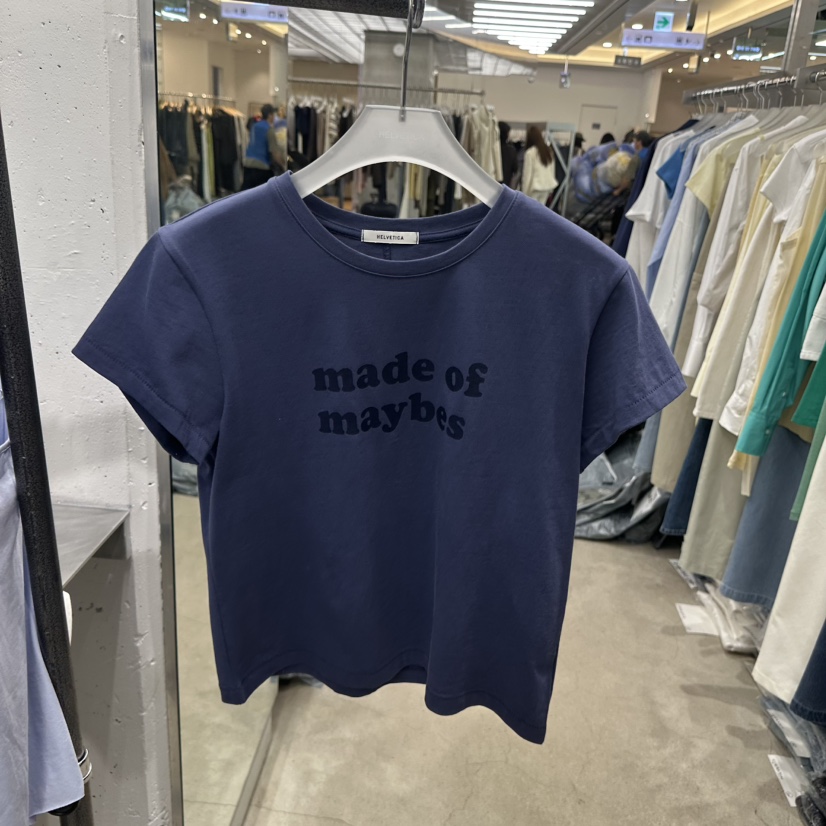 HELVETICA韓國直郵女裝新品時尚推薦26春夏職業熱賣人氣T恤HELVETICAT恤圖色5