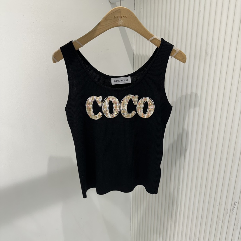 COCO HOLIC韓國代購女裝新品人氣職業時尚26春夏吊帶背心COCO HOLIC吊帶/背心圖色3