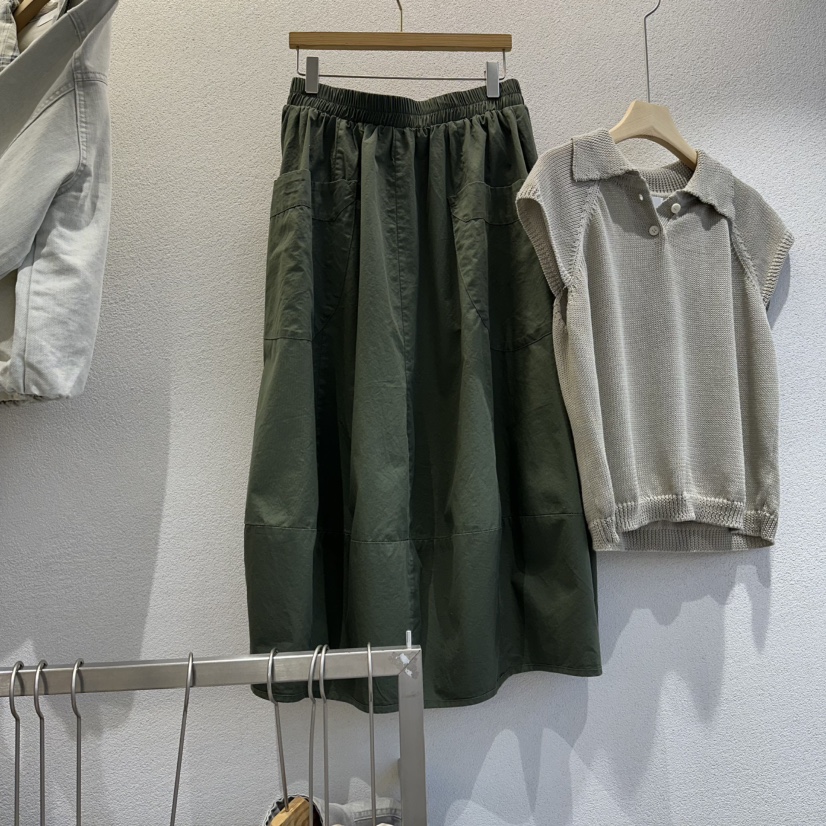 HIPTIQUE韓國直郵實拍女士新款26春夏時尚休閑熱賣人氣長裙HIPTIQUE長裙圖色3