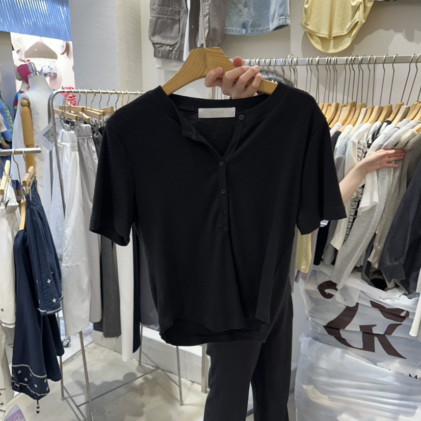 HIPTIQUE韓國直郵實拍女裝新品時尚熱賣職業26春夏推薦T恤HIPTIQUET恤圖色3