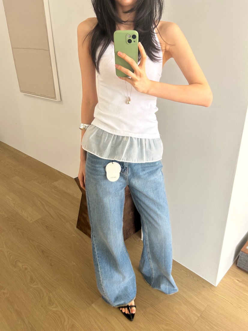 ME MO韓國直郵女士新款26春夏時尚職業人氣推薦吊帶背心ME MO吊帶/背心