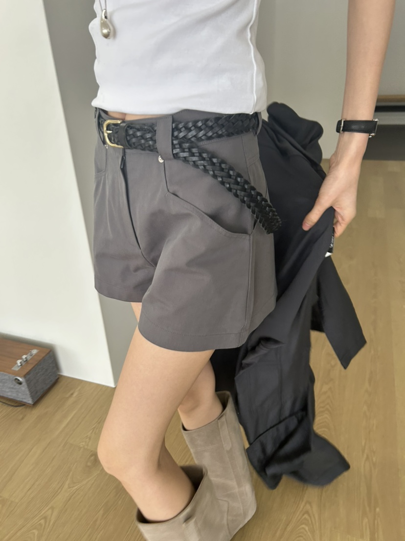 ME MO韓國直郵女裝新款人氣推薦熱賣26春夏短褲不含腰帶ME MO短褲