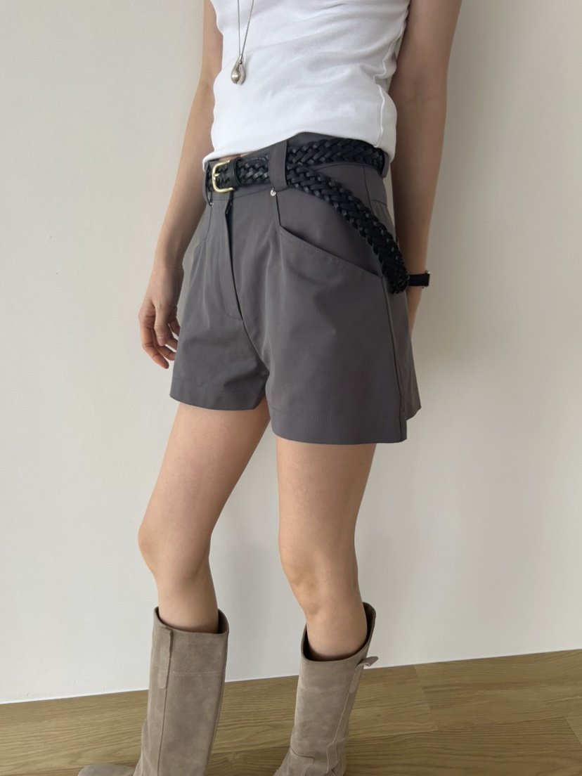 ME MO韓國直郵女裝新款人氣推薦熱賣26春夏短褲不含腰帶ME MO短褲