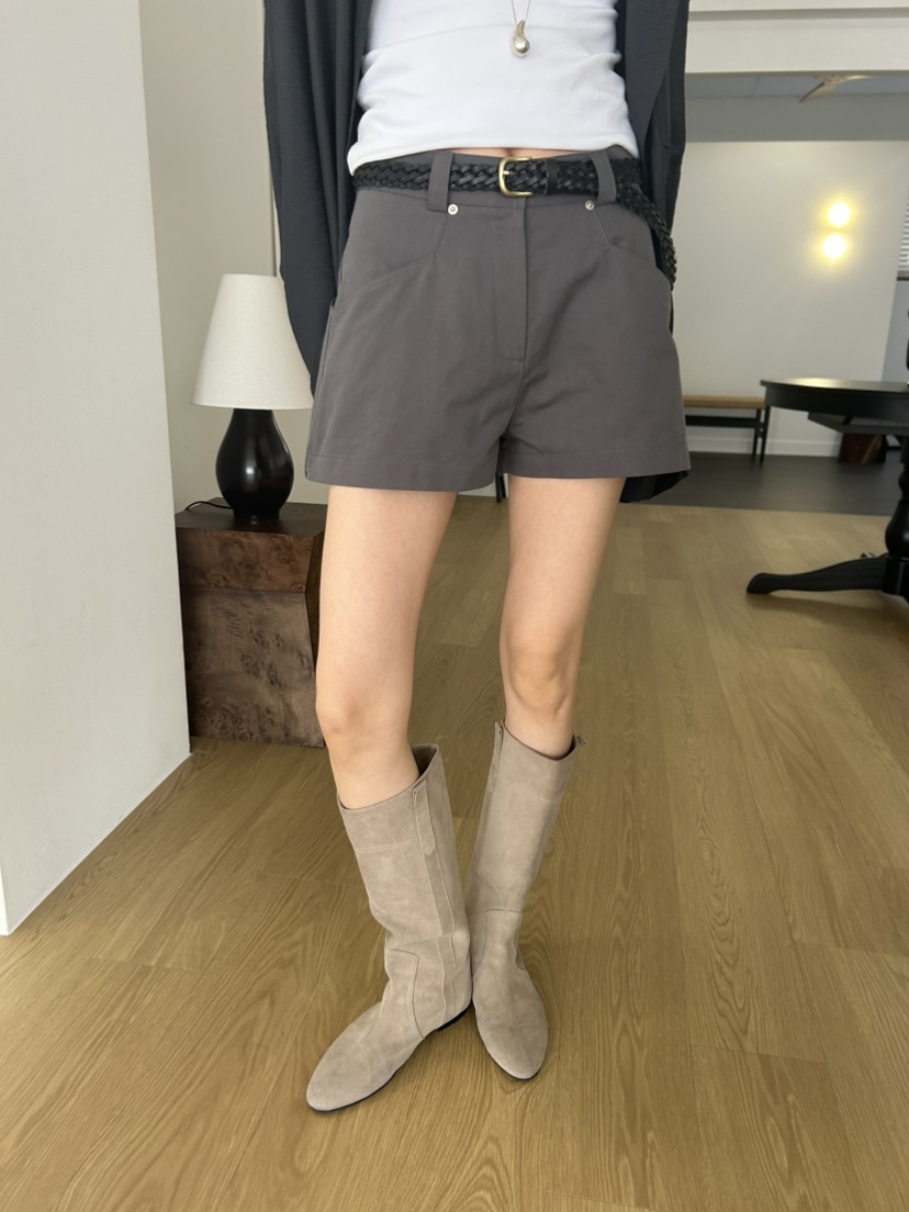 ME MO韓國直郵女裝新款人氣推薦熱賣26春夏短褲不含腰帶ME MO短褲