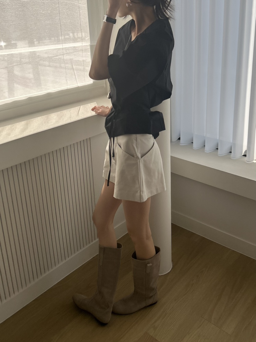 ME MO韓國直郵女裝新款人氣推薦熱賣26春夏短褲不含腰帶ME MO短褲