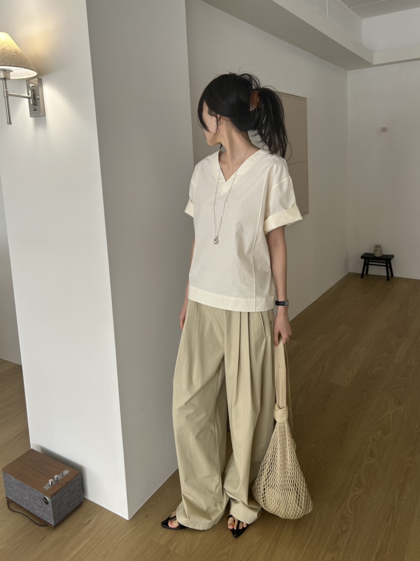 ME MO韓國直郵實拍女士新品職業26春夏熱賣推薦襯衫蕾絲衫ME MO襯衫/蕾絲衫