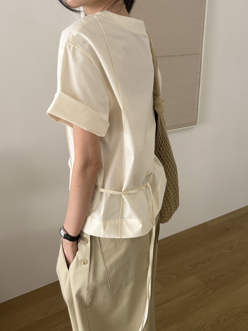 ME MO韓國直郵實拍女士新品職業26春夏熱賣推薦襯衫蕾絲衫ME MO襯衫/蕾絲衫