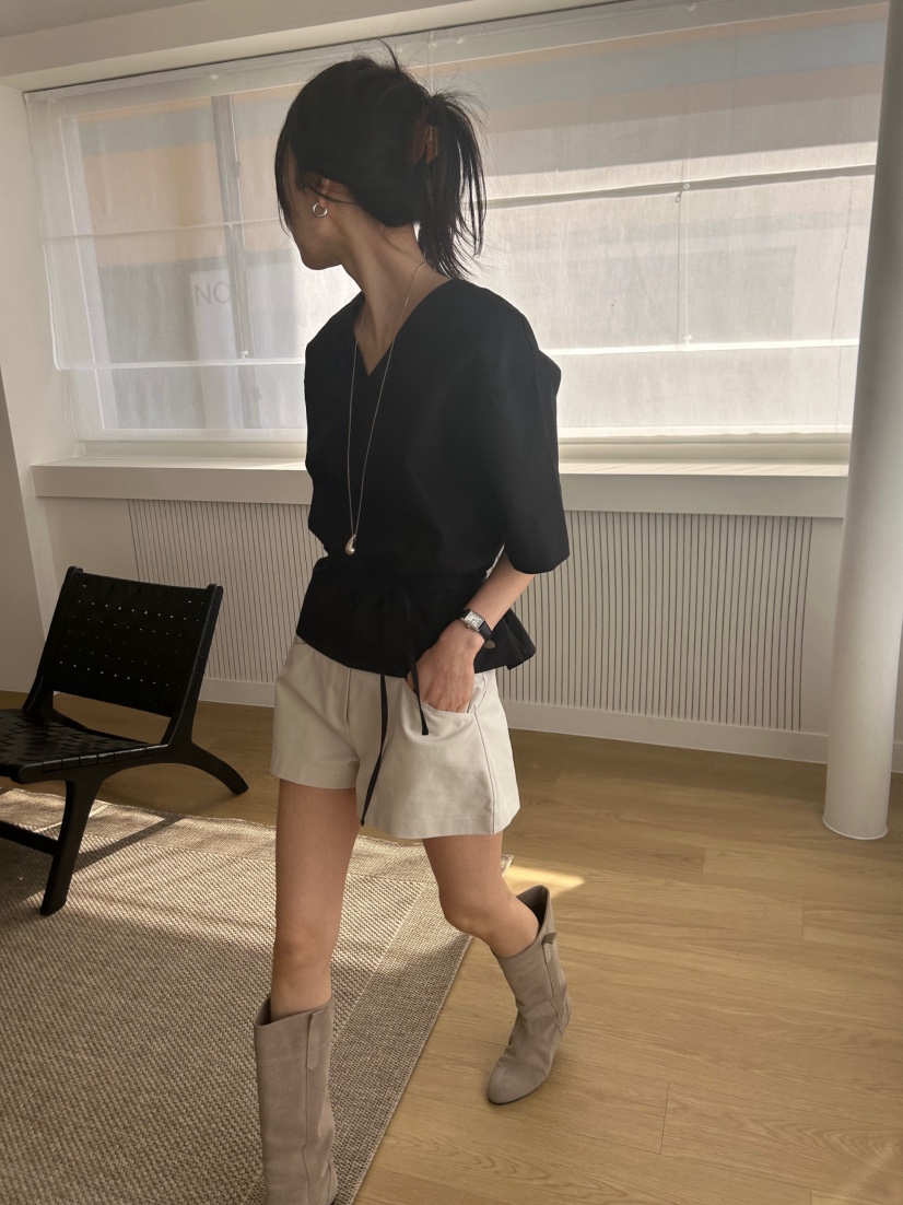 ME MO韓國直郵實拍女士新品職業26春夏熱賣推薦襯衫蕾絲衫ME MO襯衫/蕾絲衫