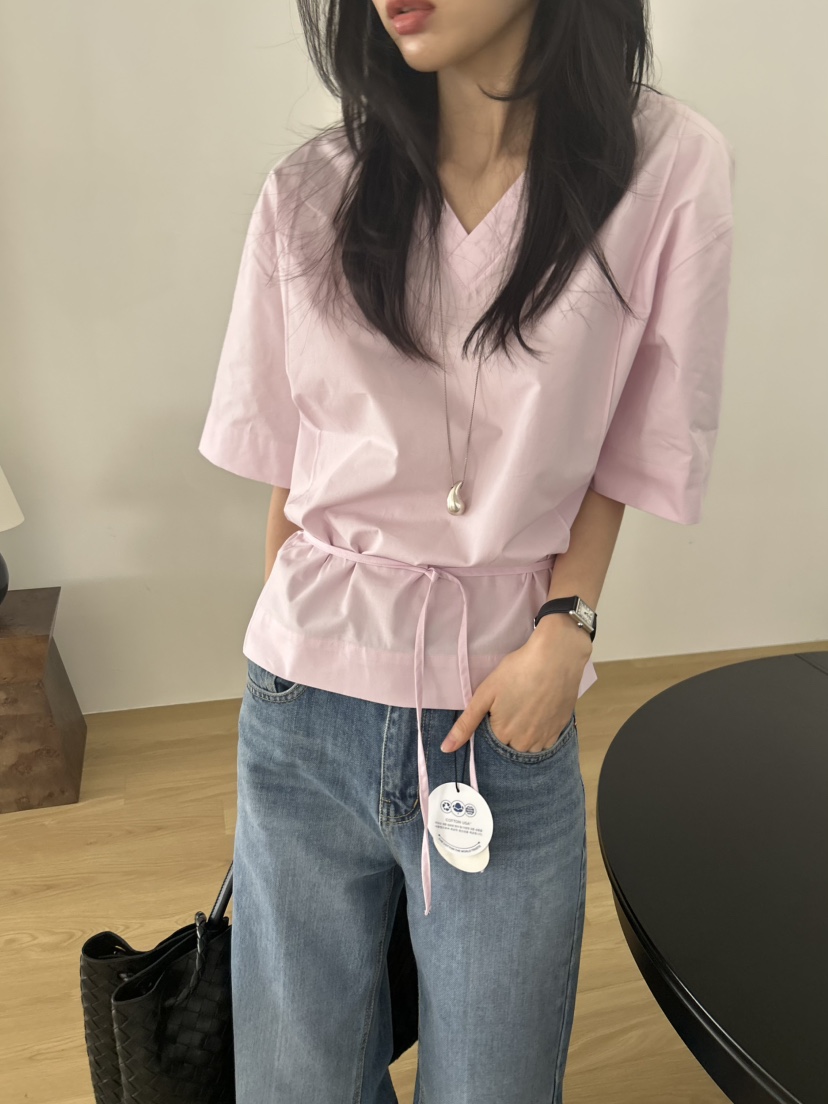 ME MO韓國直郵實拍女士新品職業26春夏熱賣推薦襯衫蕾絲衫ME MO襯衫/蕾絲衫