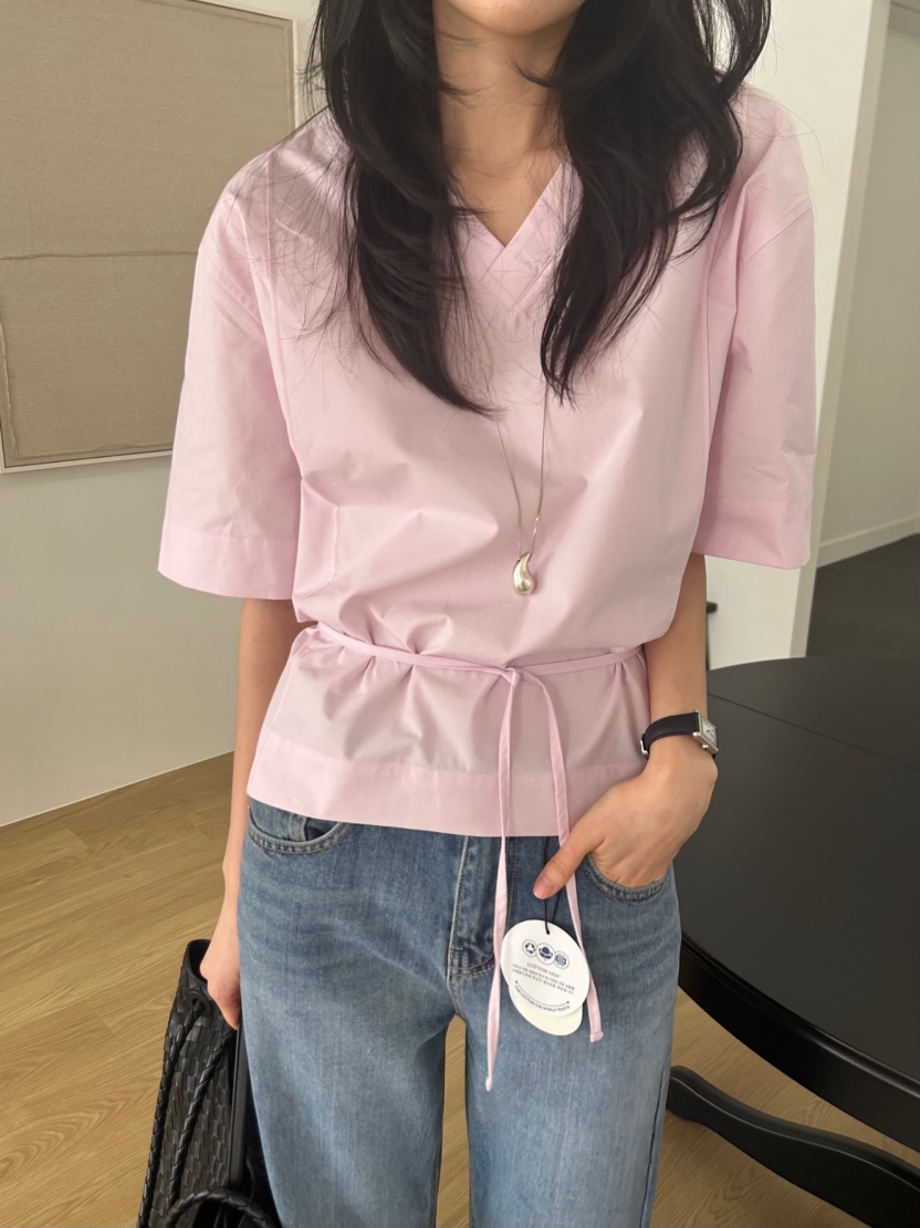 ME MO韓國直郵實拍女士新品職業26春夏熱賣推薦襯衫蕾絲衫ME MO襯衫/蕾絲衫