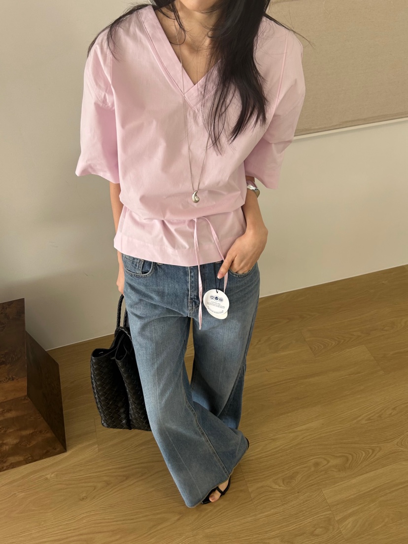 ME MO韓國直郵實拍女士新品職業26春夏熱賣推薦襯衫蕾絲衫ME MO襯衫/蕾絲衫