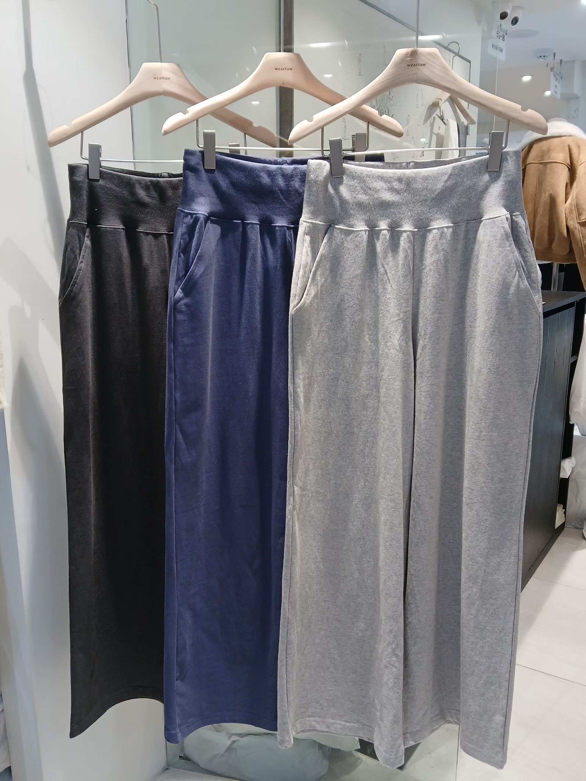 WEARRAW/WELL ROW韓國東大門代購女裝新款人氣休閑褲寬松WEARRAW/WELL ROW休閑褲圖色2左二色