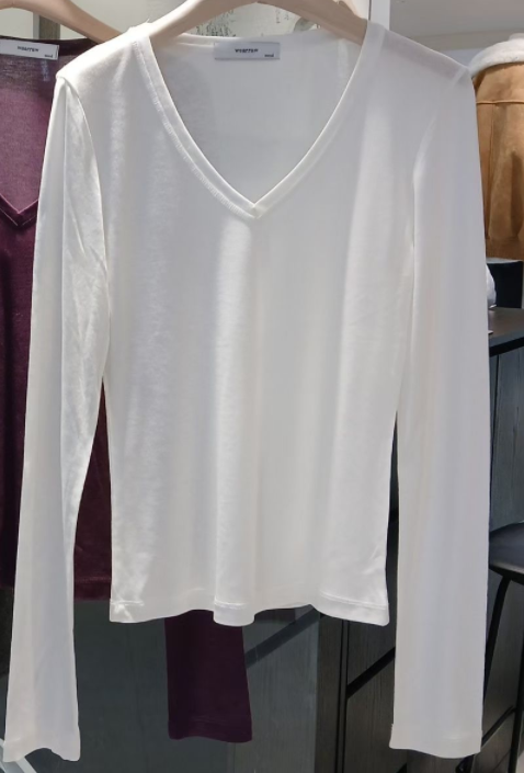 WEARRAW/WELL ROW韓國東大門直郵女裝新品人氣長袖T恤天絲WEARRAW/WELL ROW長袖T恤圖色3