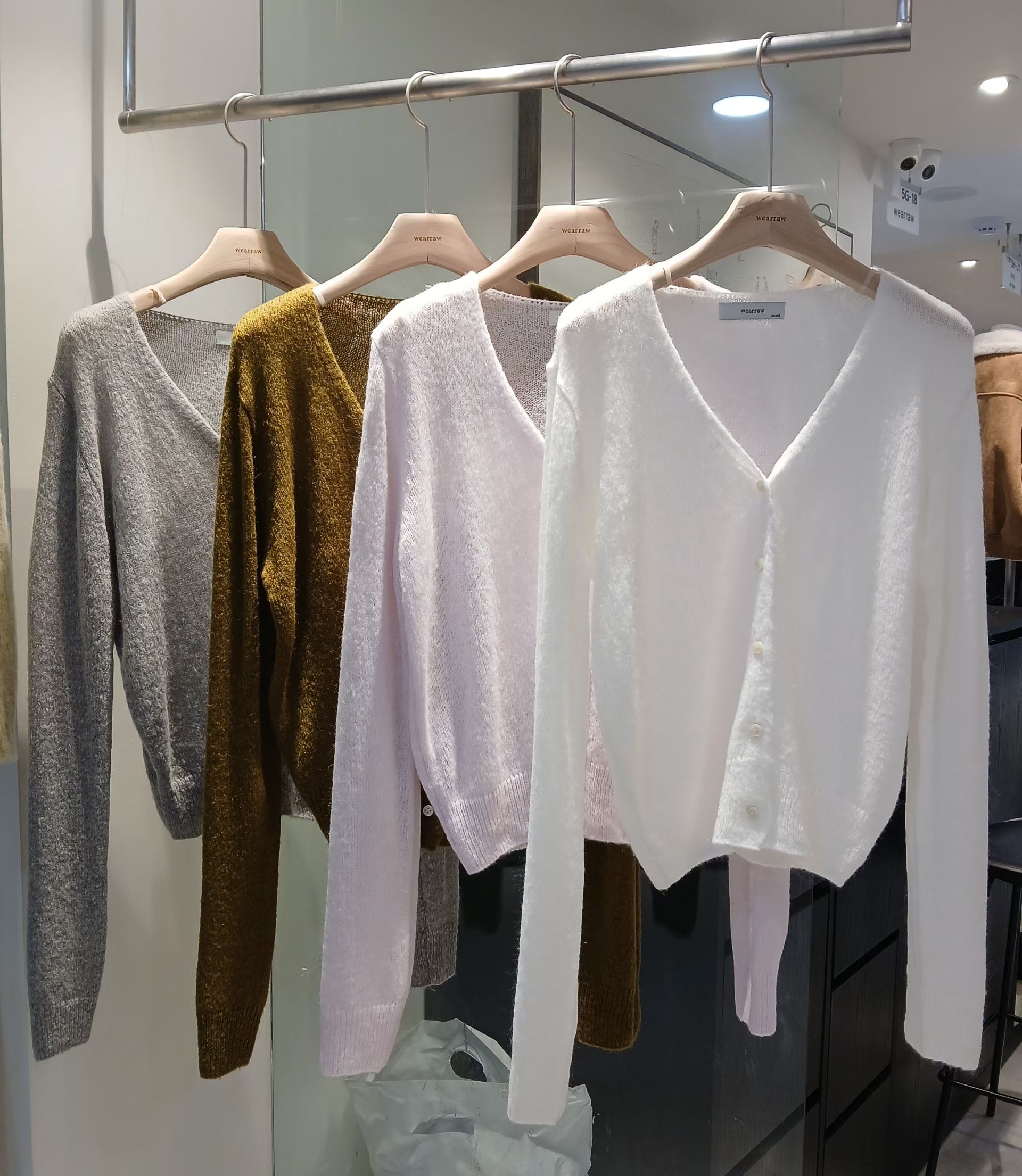 WEARRAW/WELL ROW韓國直郵實拍女裝新品休閑熱賣針織衫WEARRAW/WELL ROW針織衫圖色1左一色